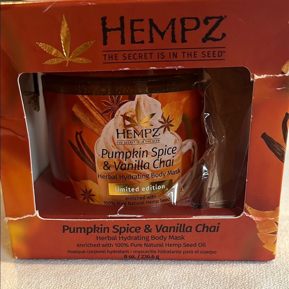 Hempz Orange and Brown Moisturizer & Body Oil